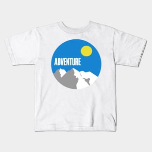 Adventure in the icy mountains Kids T-Shirt